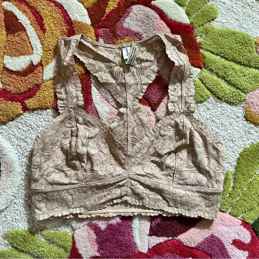 [free people] lace bralette